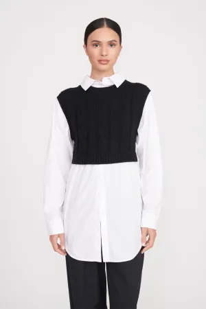 The Cooper top - black & white