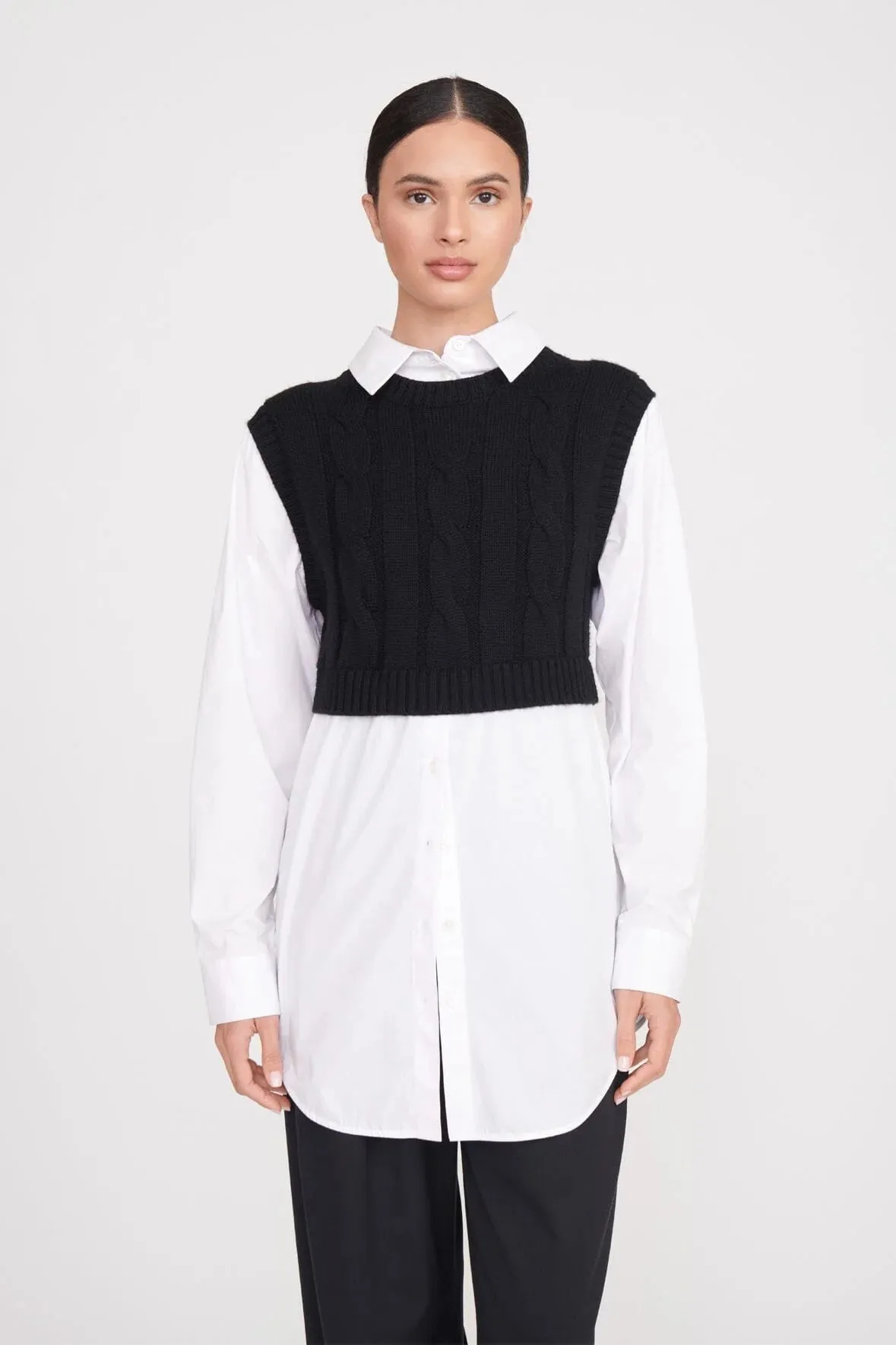 The Cooper top - black & white