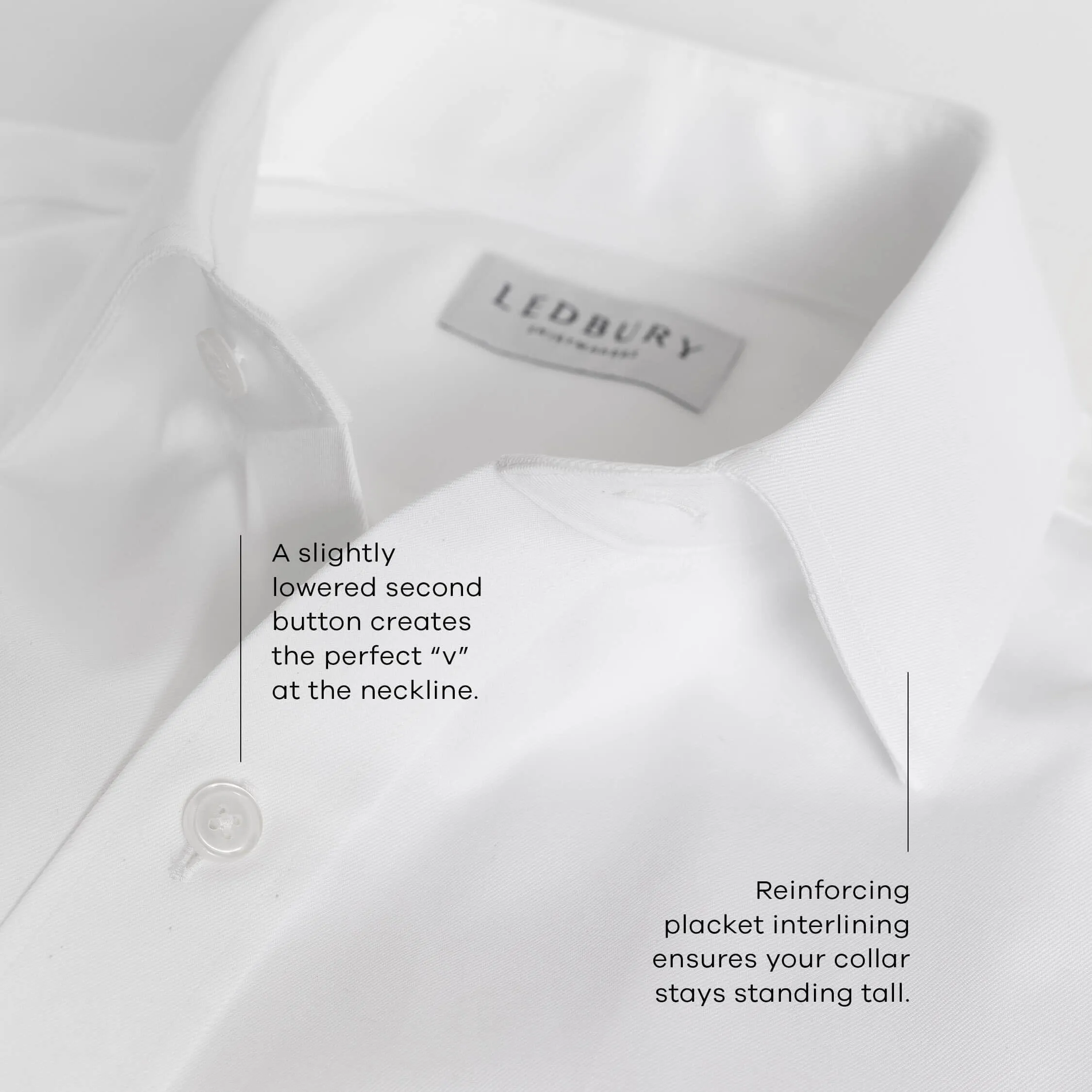 The Navy Blue Arville Comfort Stretch Custom Shirt