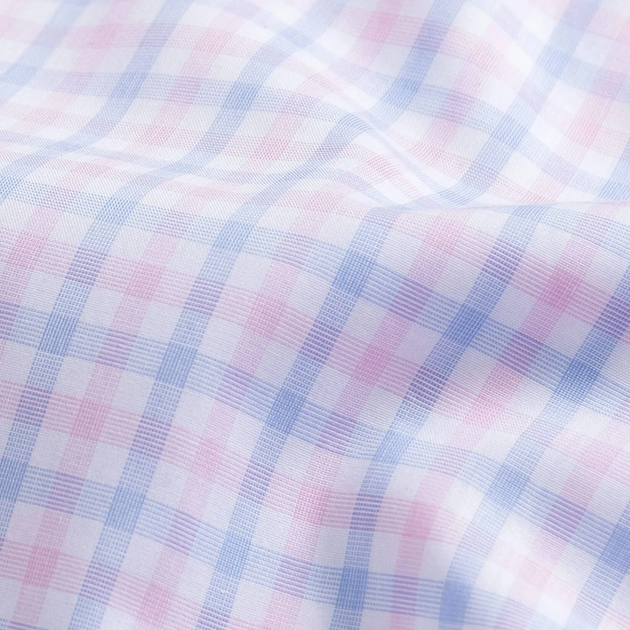 The Pink Arville Check Comfort Stretch Custom Shirt
