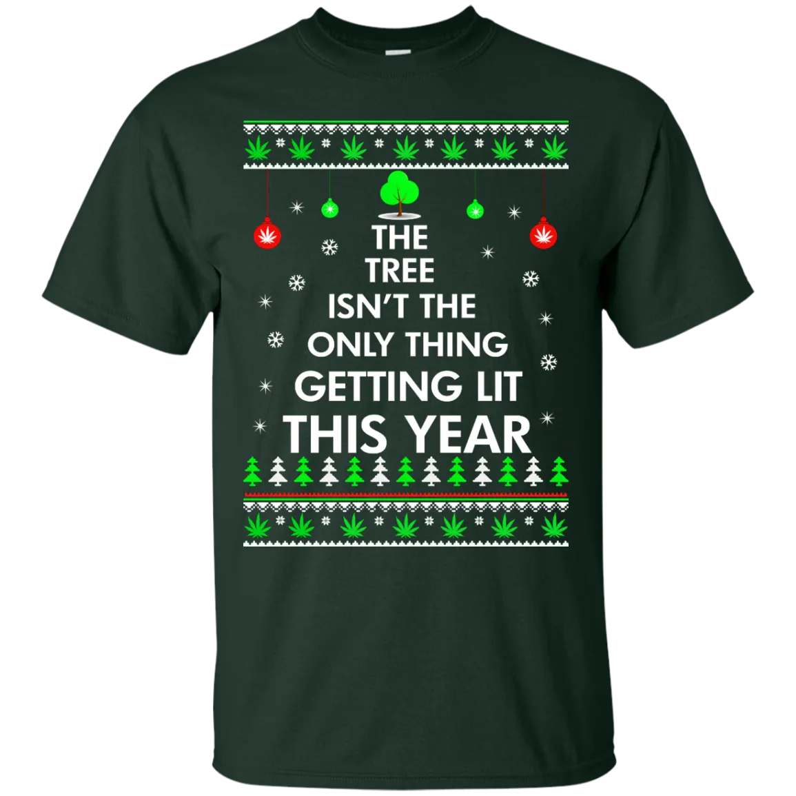 The Tree Isn't The Only Thing Getting Lit Sweater, Shirt, Hoodie