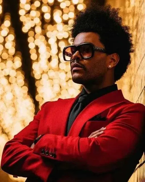 The Weeknd Red Suit Costume
