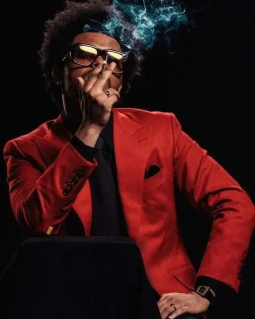The Weeknd Red Suit Costume