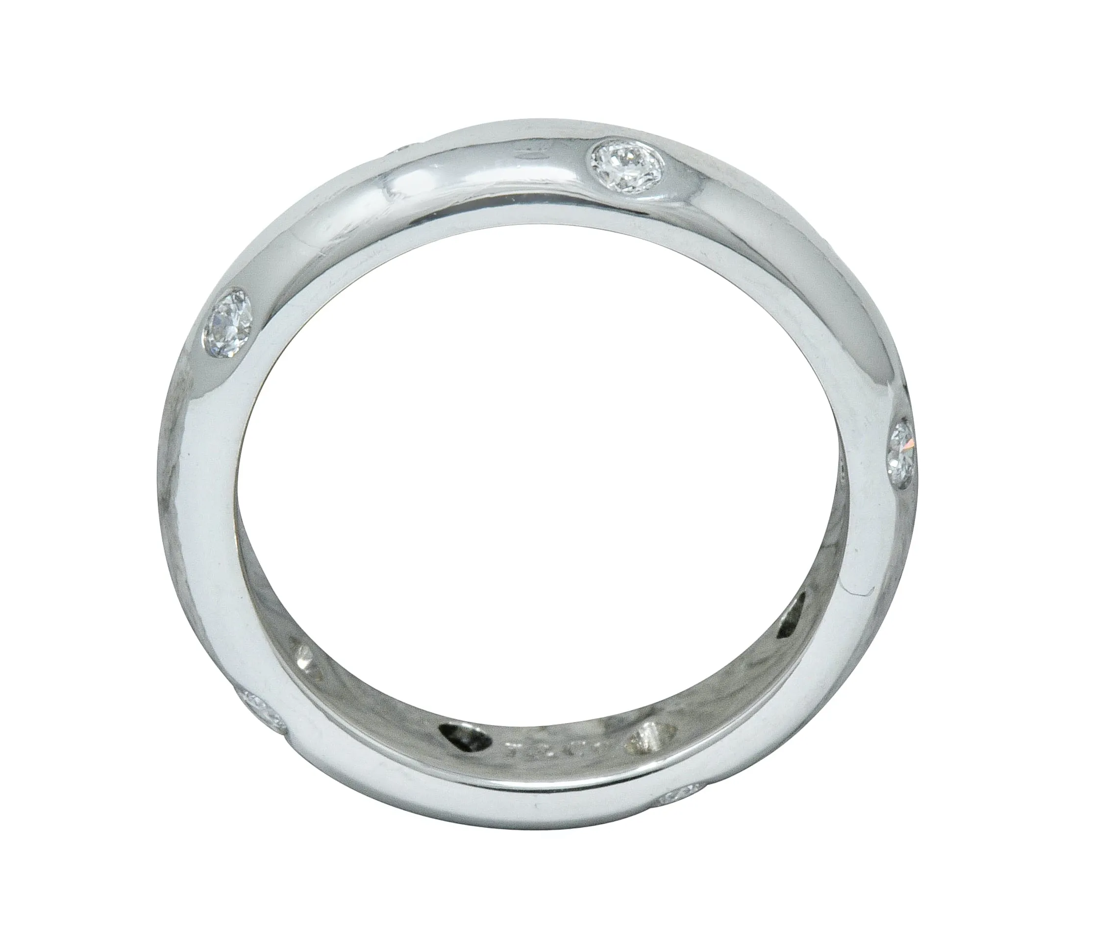Tiffany & Co. Diamond Platinum Etoile Band Ring