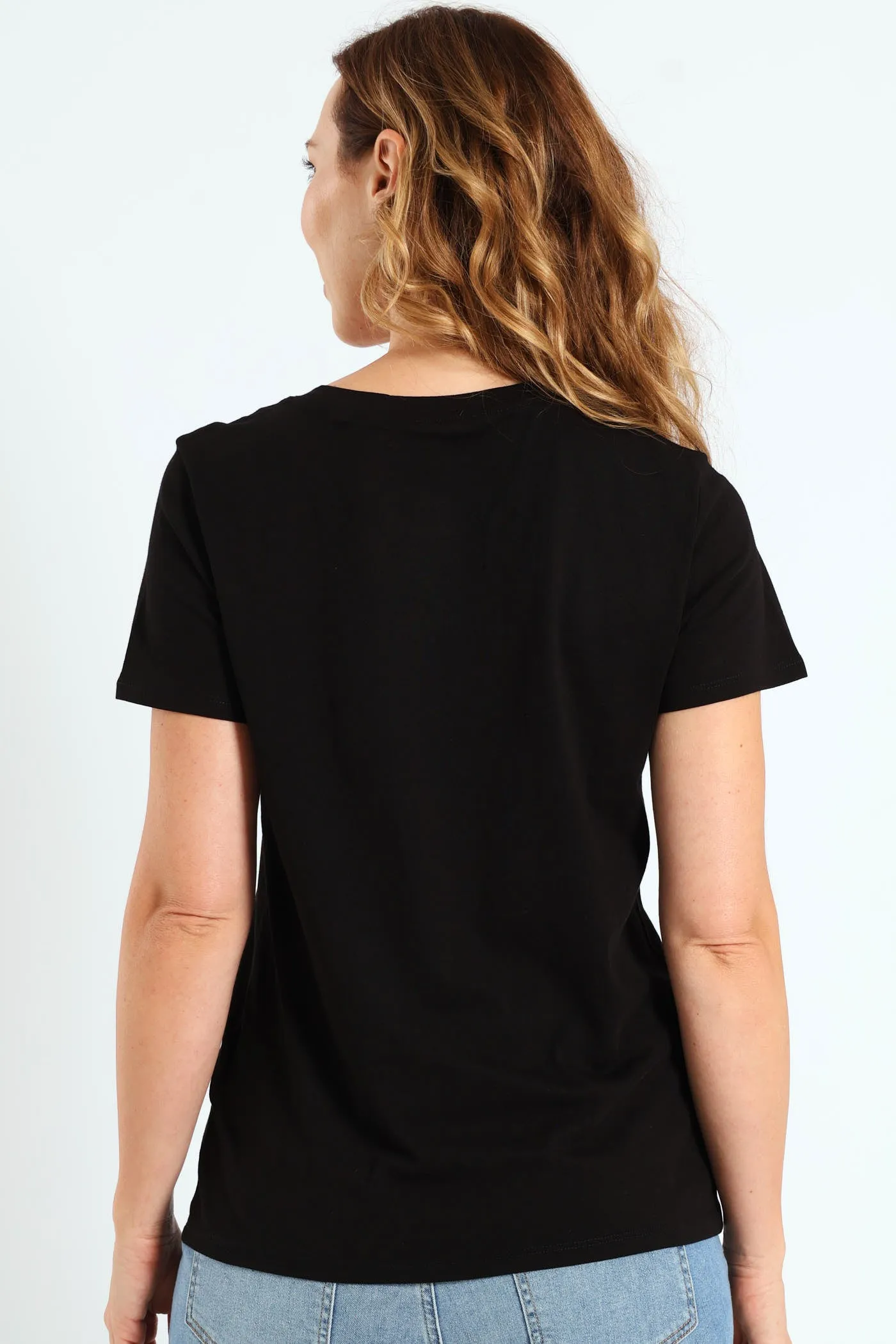 Tiger Eyes Easy Tee - Black