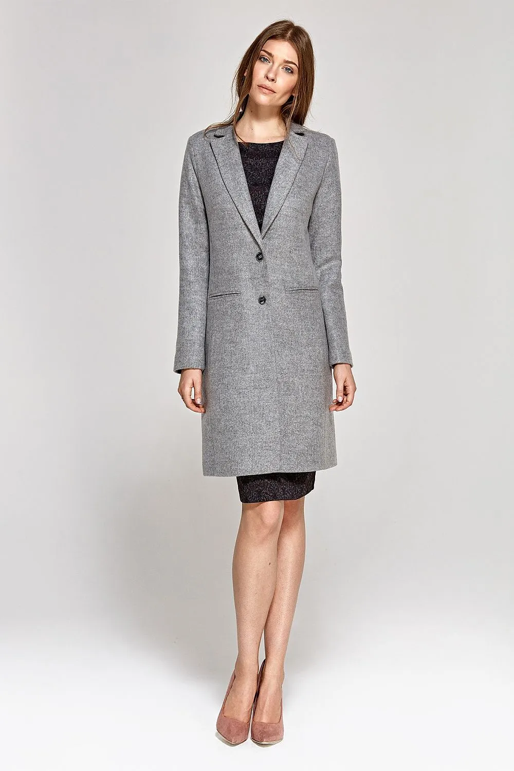 Timeless Double-Breasted Tailored Coat