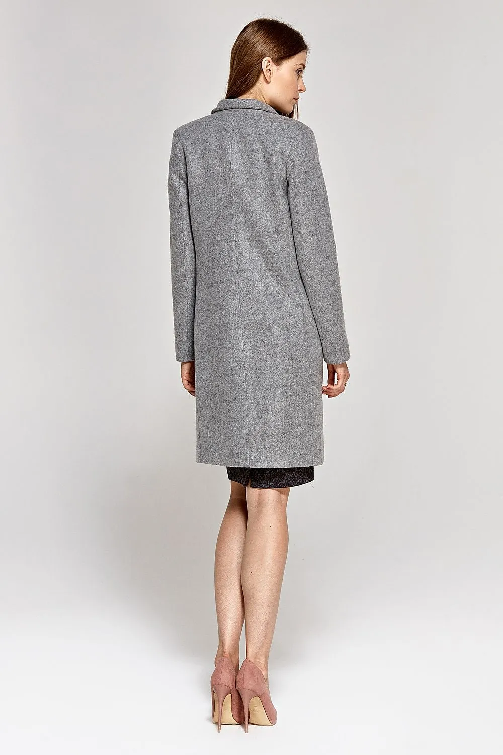 Timeless Double-Breasted Tailored Coat