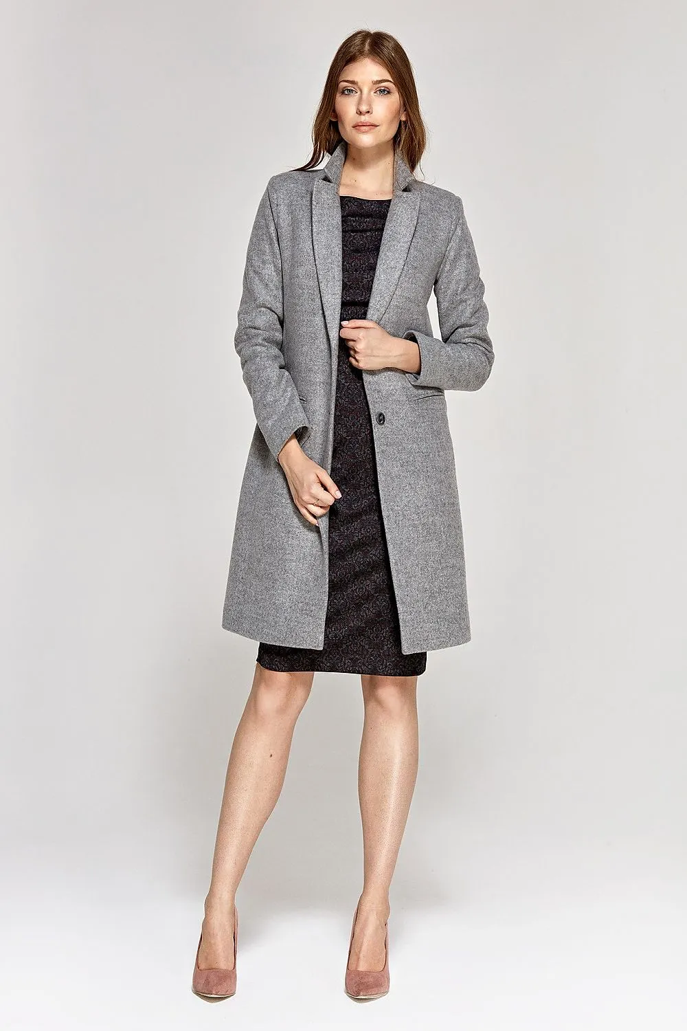 Timeless Double-Breasted Tailored Coat