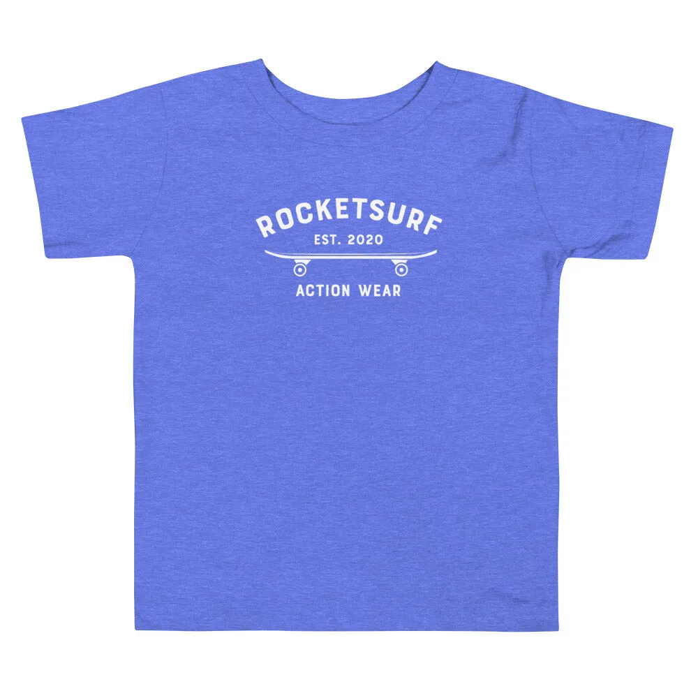 Toddler Short Sleeve Tee - RocketSurf Skate Club White Lettering