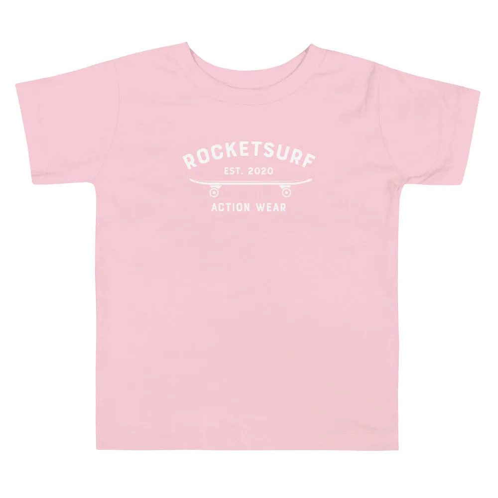 Toddler Short Sleeve Tee - RocketSurf Skate Club White Lettering