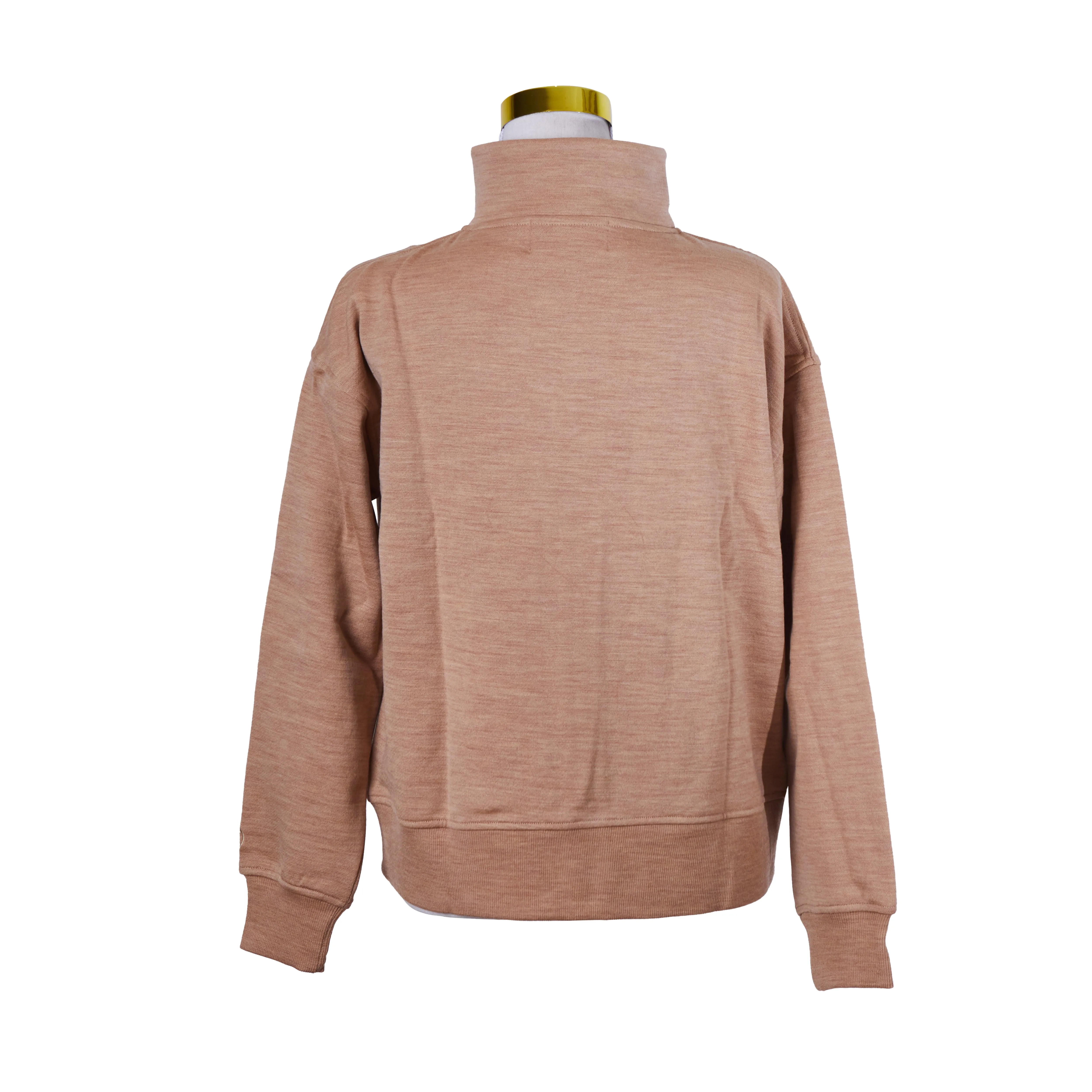 TOORALLIE Brown Zip Up Casual Jacket