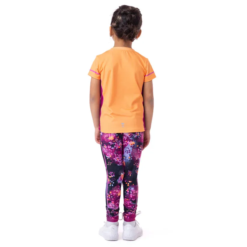 Tshirt athlétique Zénitude orange F24A82-01