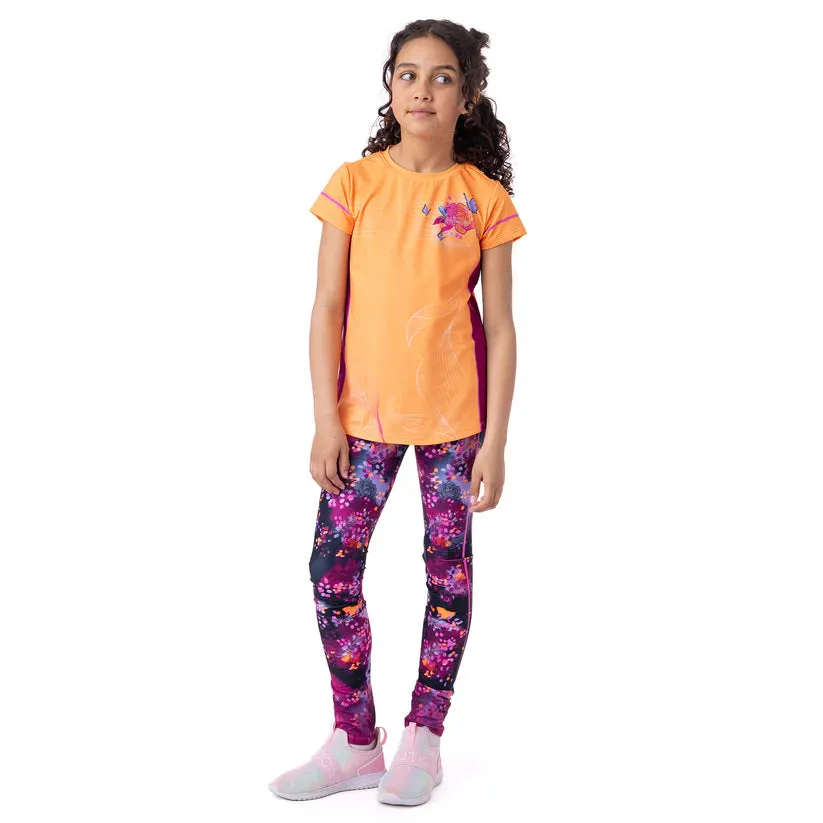 Tshirt athlétique Zénitude orange F24A82-01