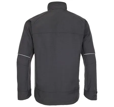 Tuff Stuff Mens Stanton Water Resistant Softshell Work Jacket-BLACK