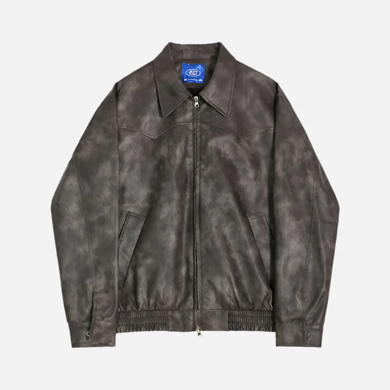 Turin Men's Vintage Leather Jacket