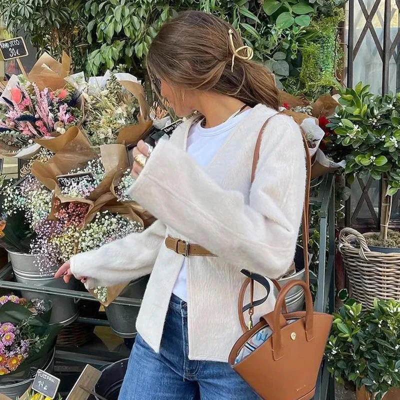 V Neck Jackets Women Fashion Single Breasted Coats Long Sleeve Spring Autumn Jackets