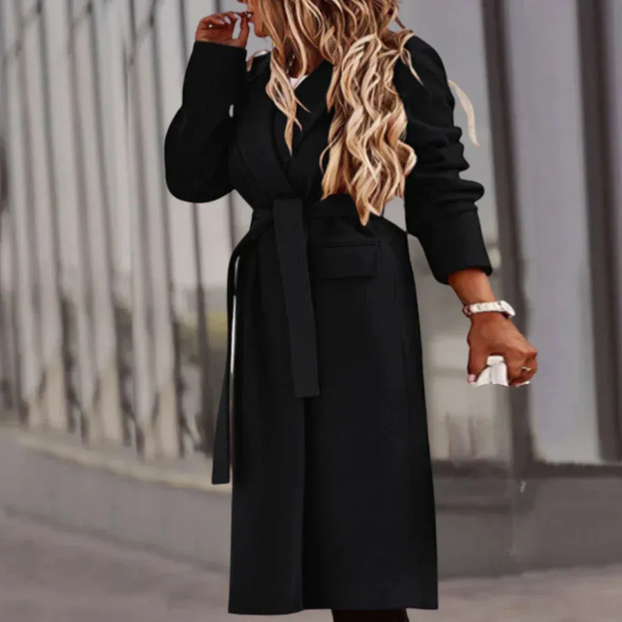 Valeraine - elegant women's jacket with a fashionable belt