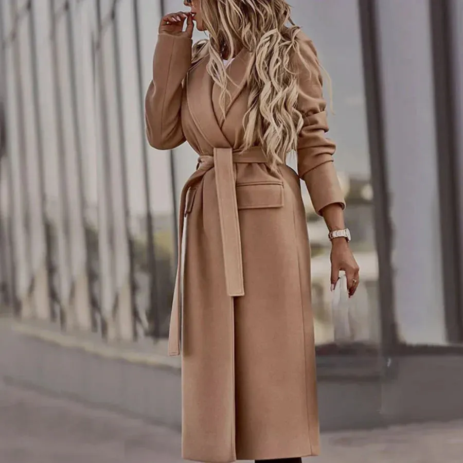 Valeraine - elegant women's jacket with a fashionable belt