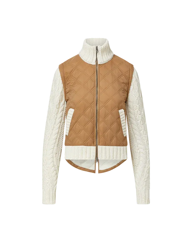 VERONICA BEARD Patra Mixed Media Jacket