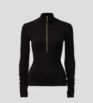 Viktoria & Woods Rib Turtleneck - Black