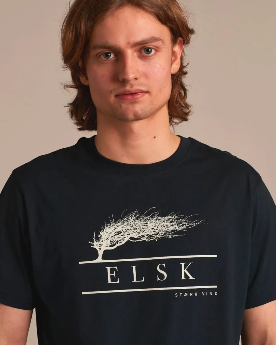 Vind Essential Tee - Dark navy
