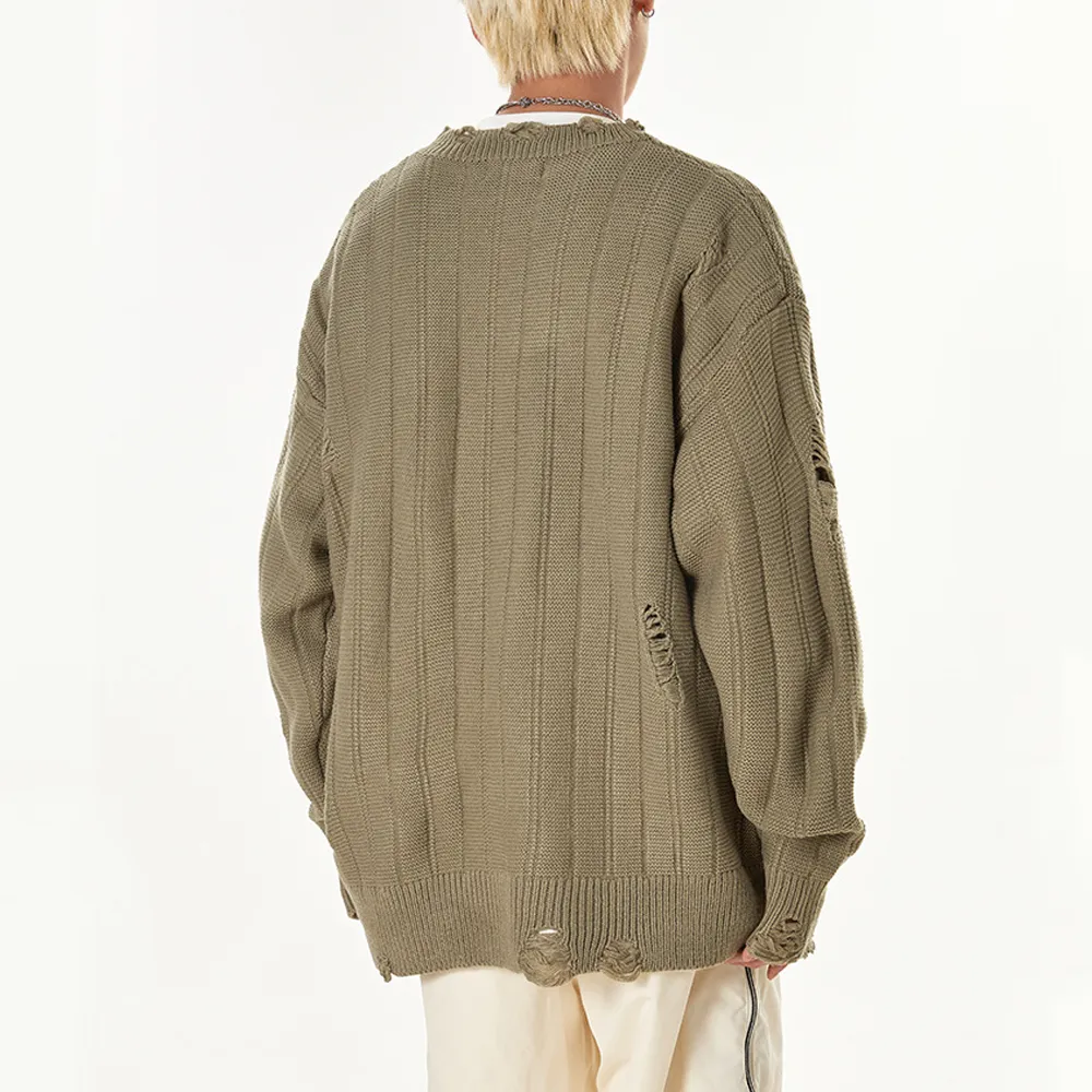 Vintage Cross Hole Sweater