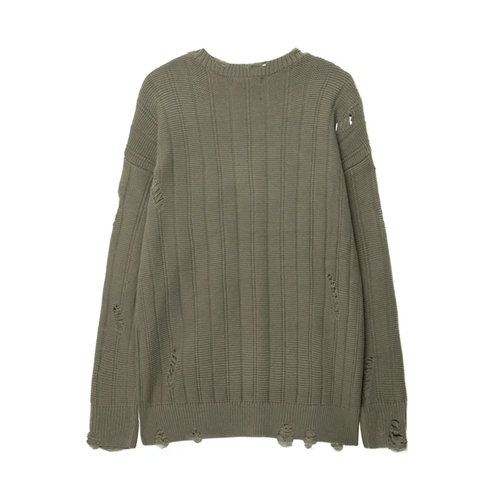 Vintage Cross Hole Sweater