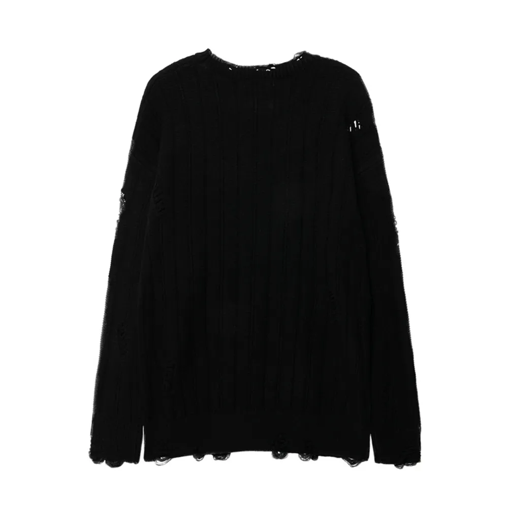 Vintage Cross Hole Sweater