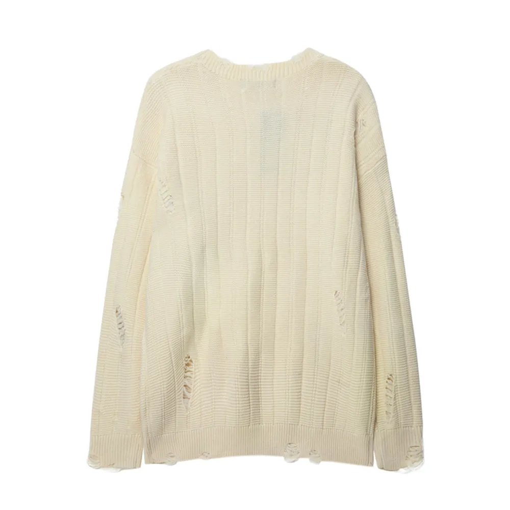Vintage Cross Hole Sweater
