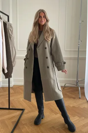 VMFortune Trenchcoat - Mørk Beige
