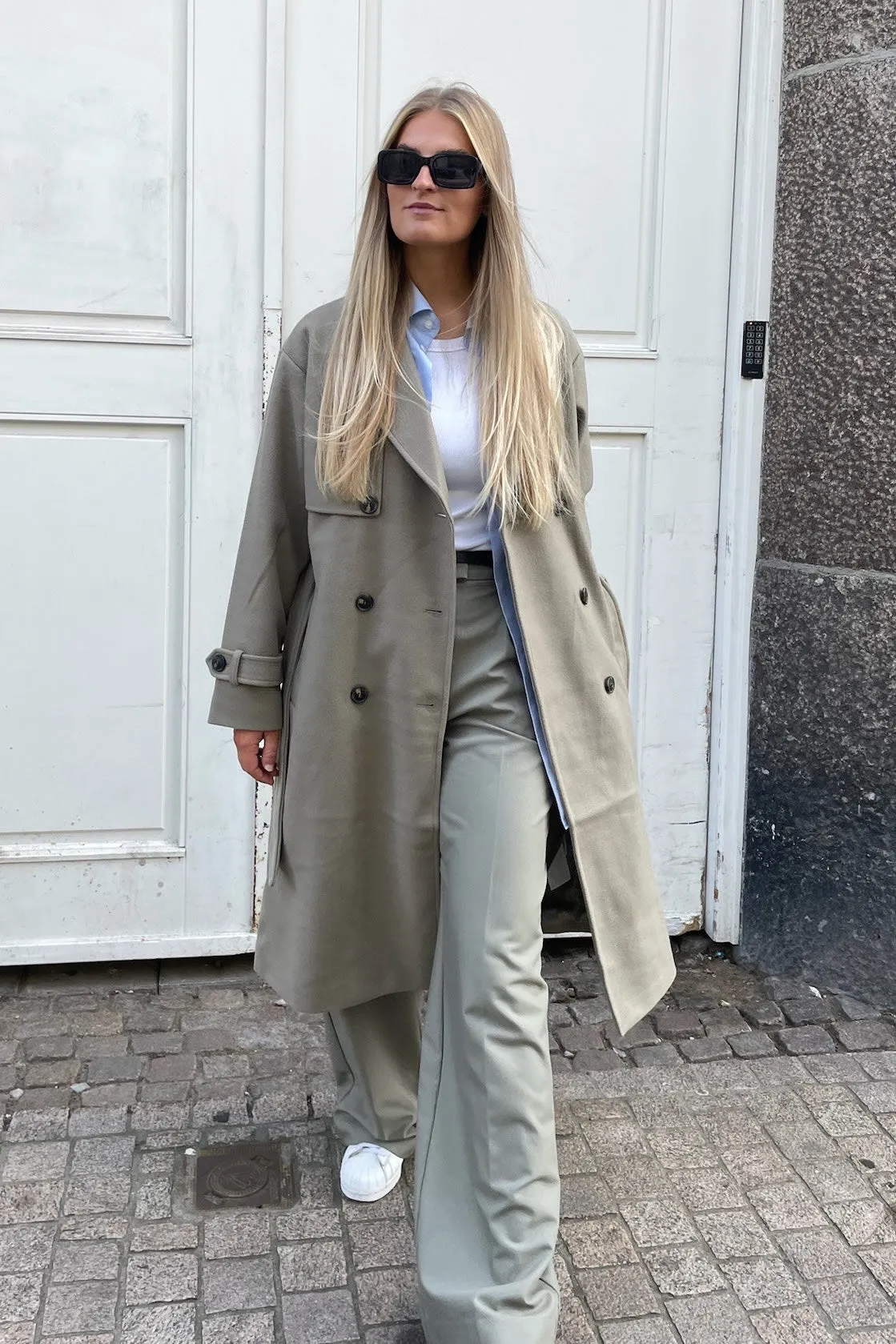 VMFortune Trenchcoat - Mørk Beige
