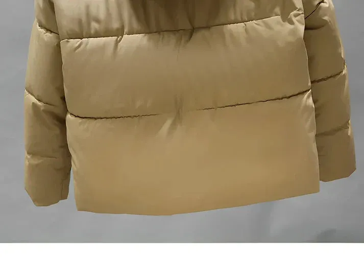 Warm - women's winter coat 2024: elegant puffer coat trend
