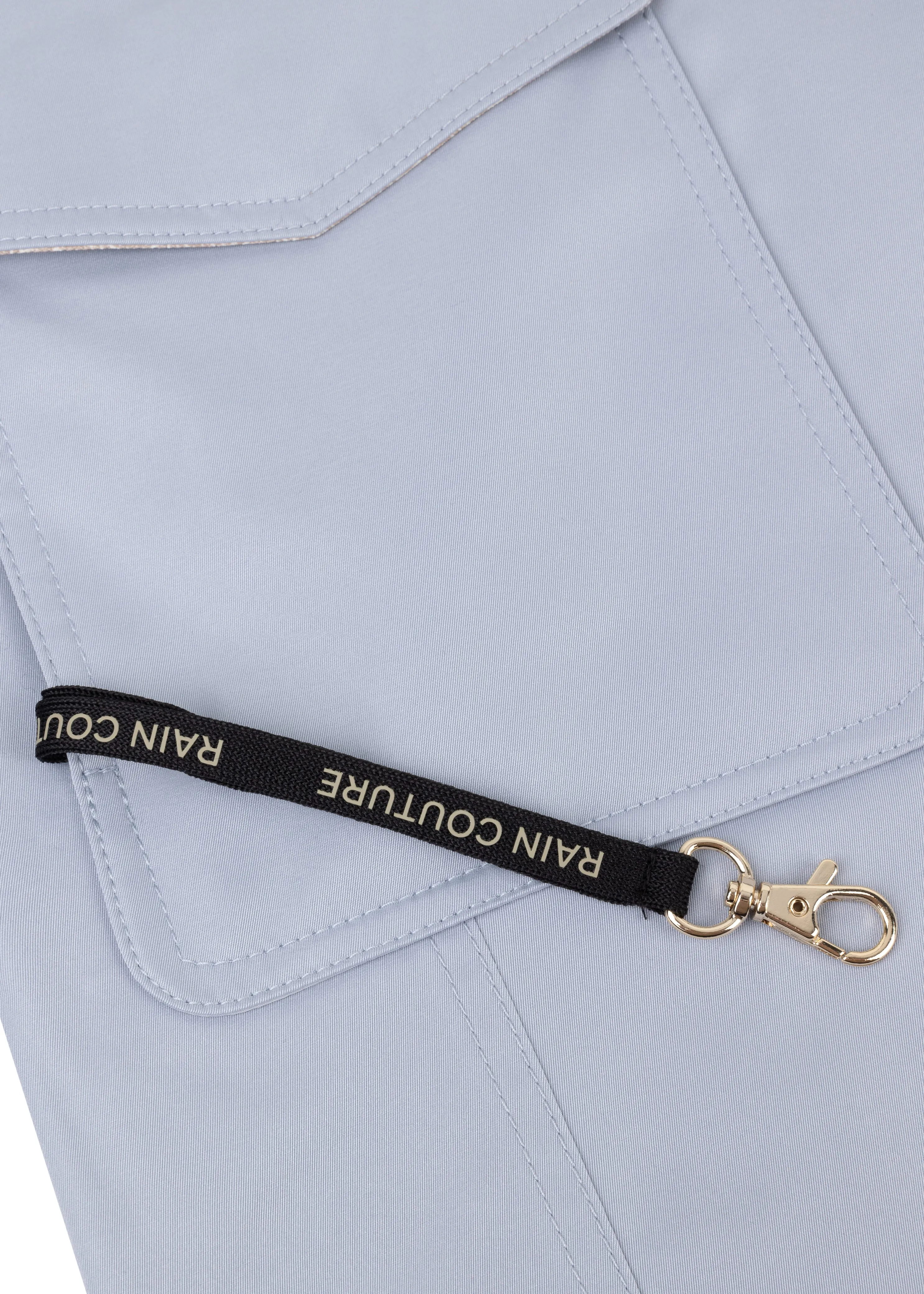Waterproof Tailored To Fit Trenchcoat  | Glacier Blue