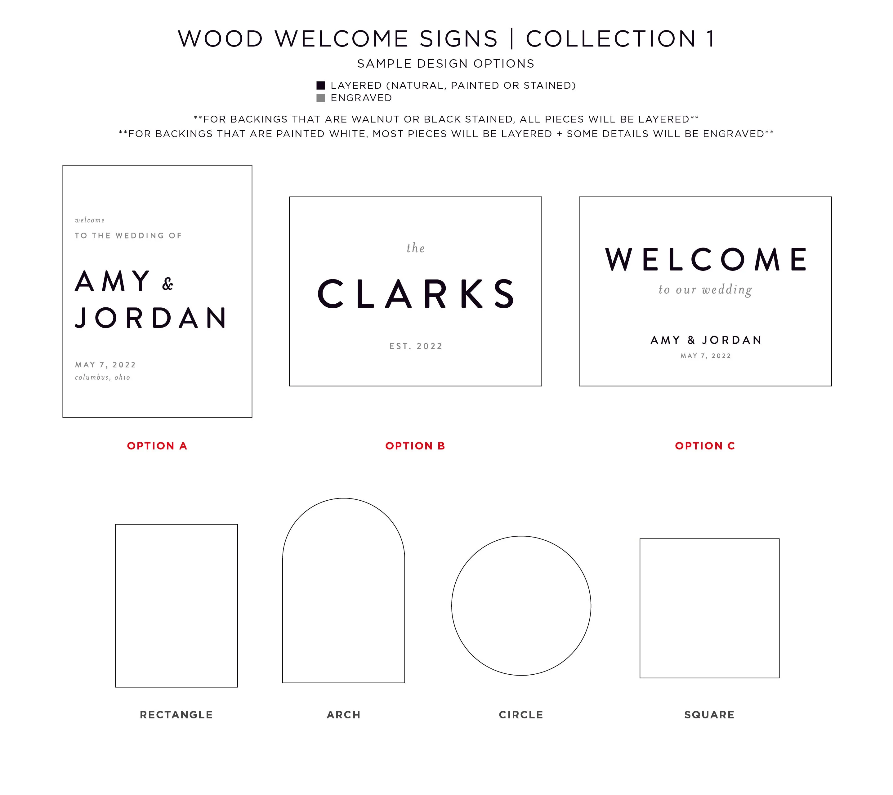 Wedding Wooden Welcome Sign