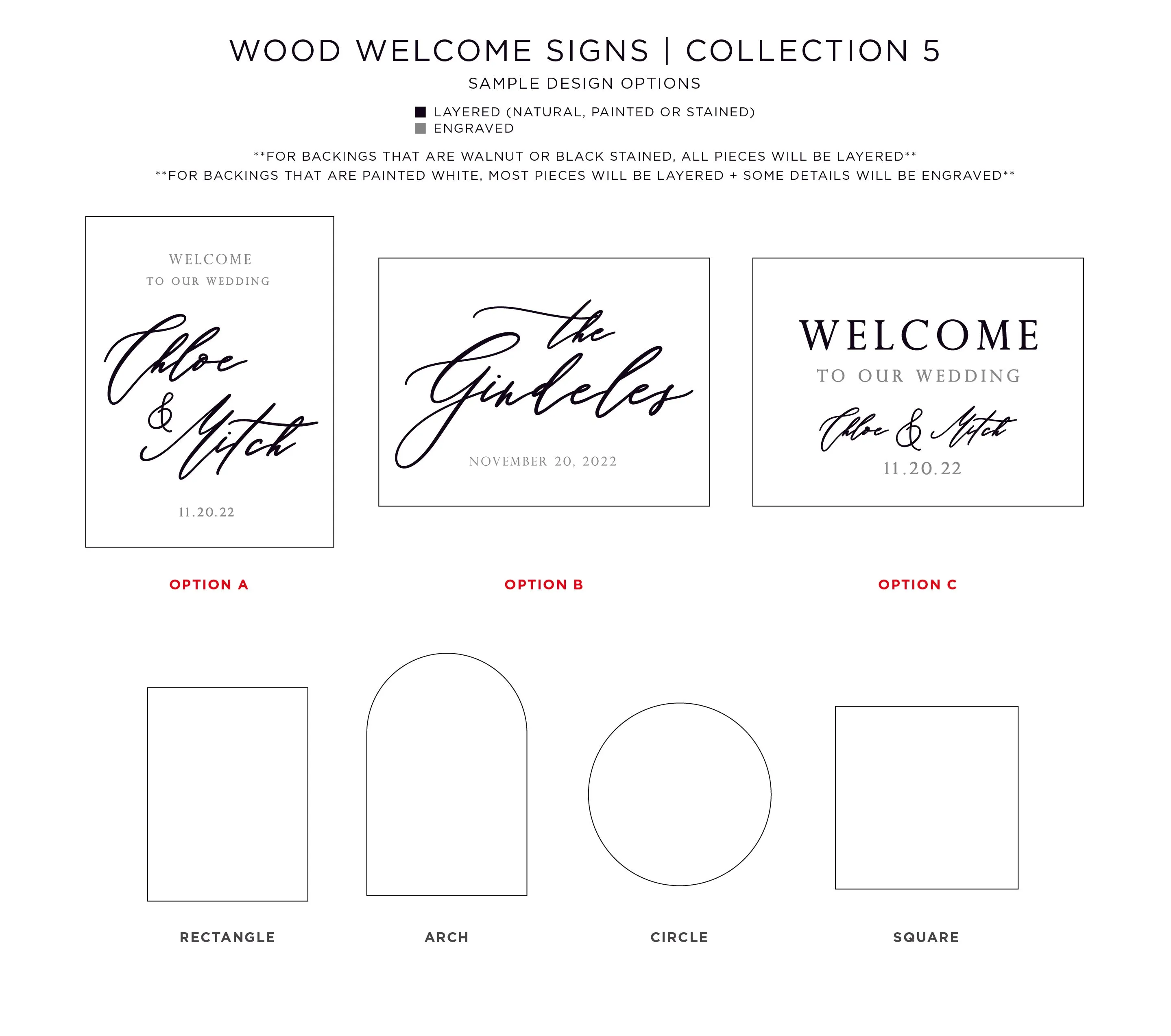 Wedding Wooden Welcome Sign