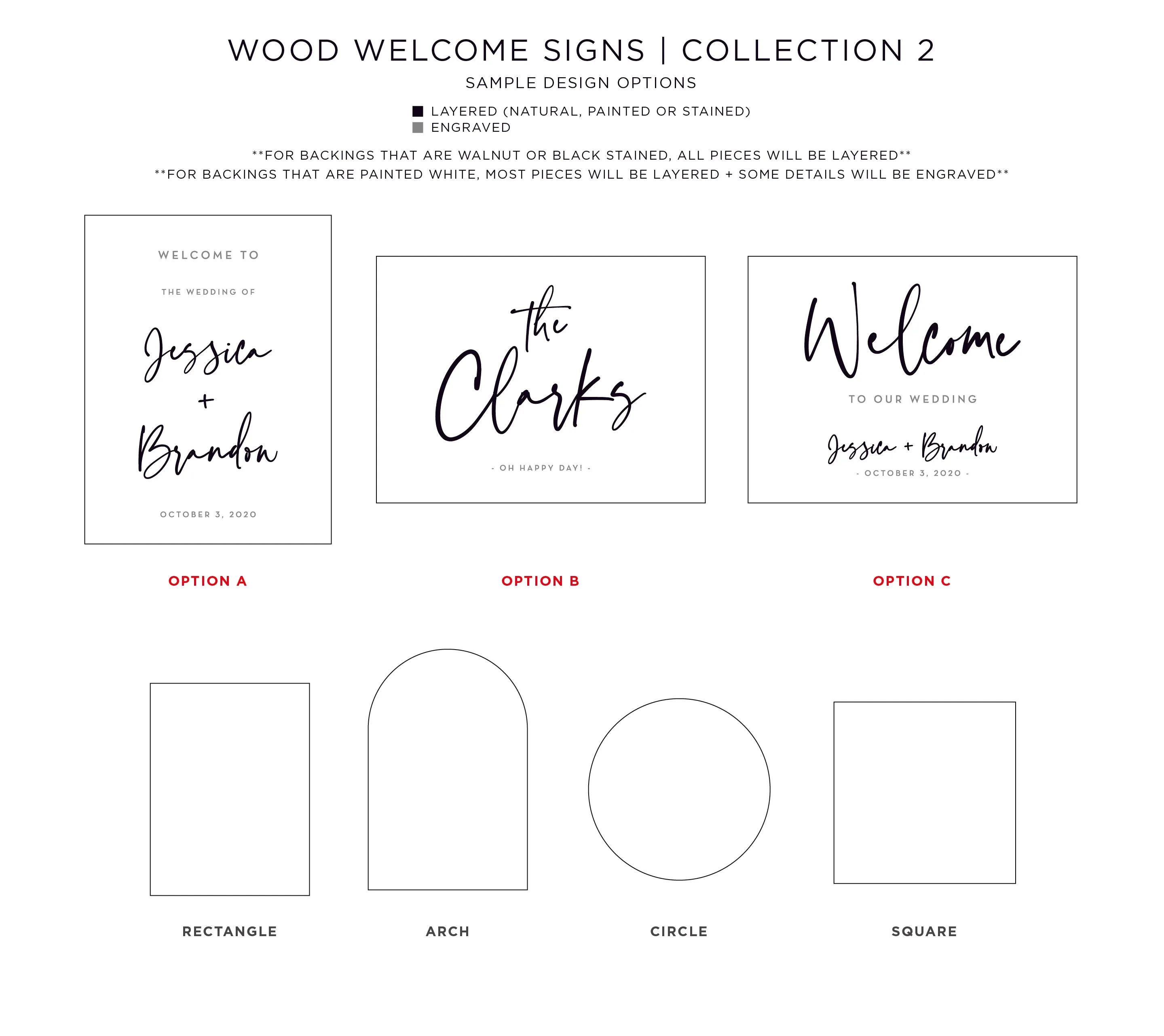 Wedding Wooden Welcome Sign