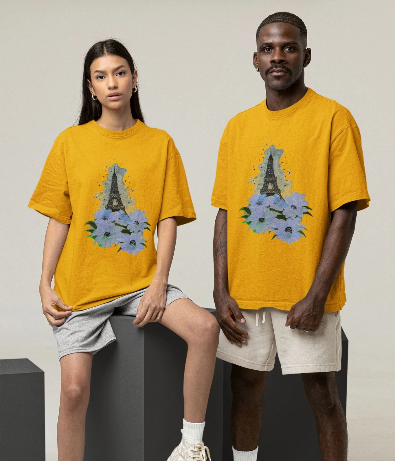 Whispers Of Paris - Oversized Classic T-Shirt