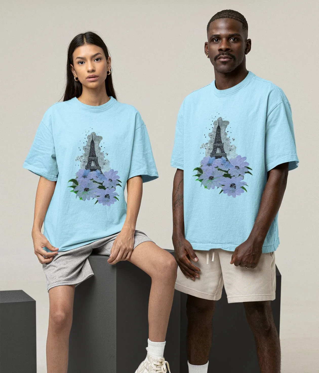 Whispers Of Paris - Oversized Classic T-Shirt