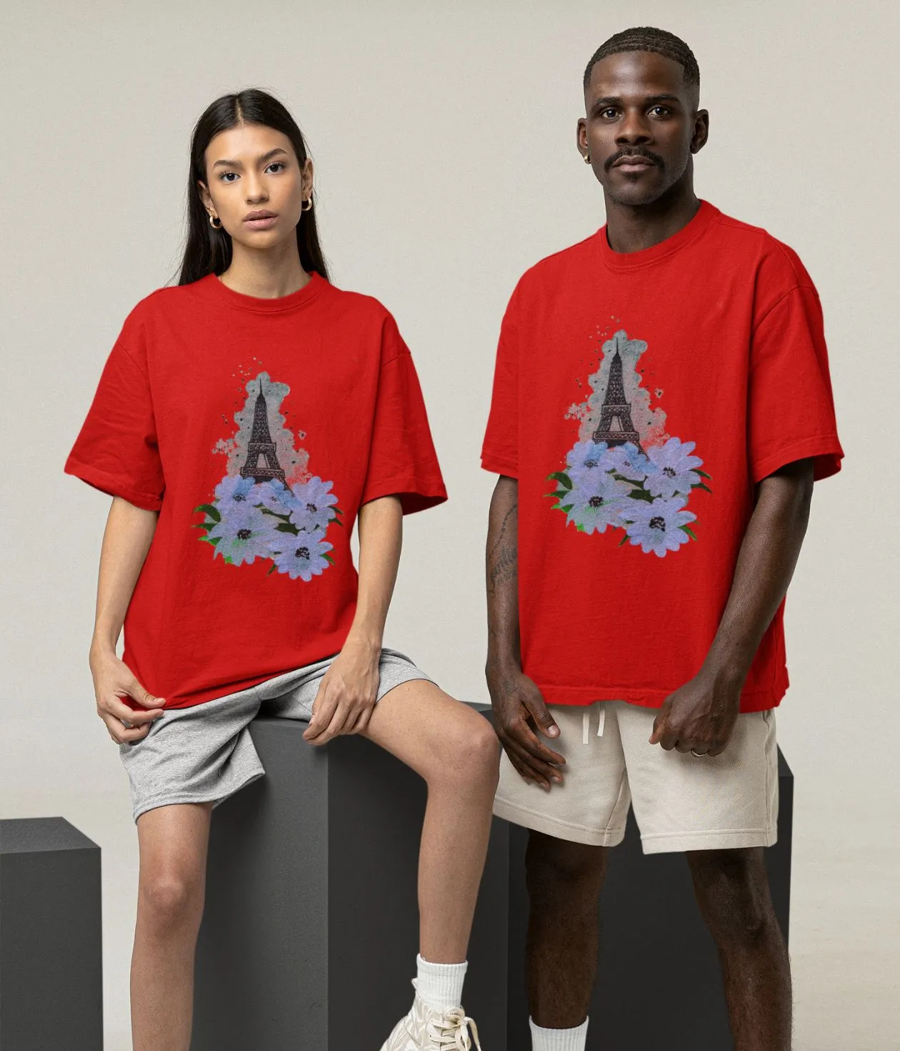 Whispers Of Paris - Oversized Classic T-Shirt