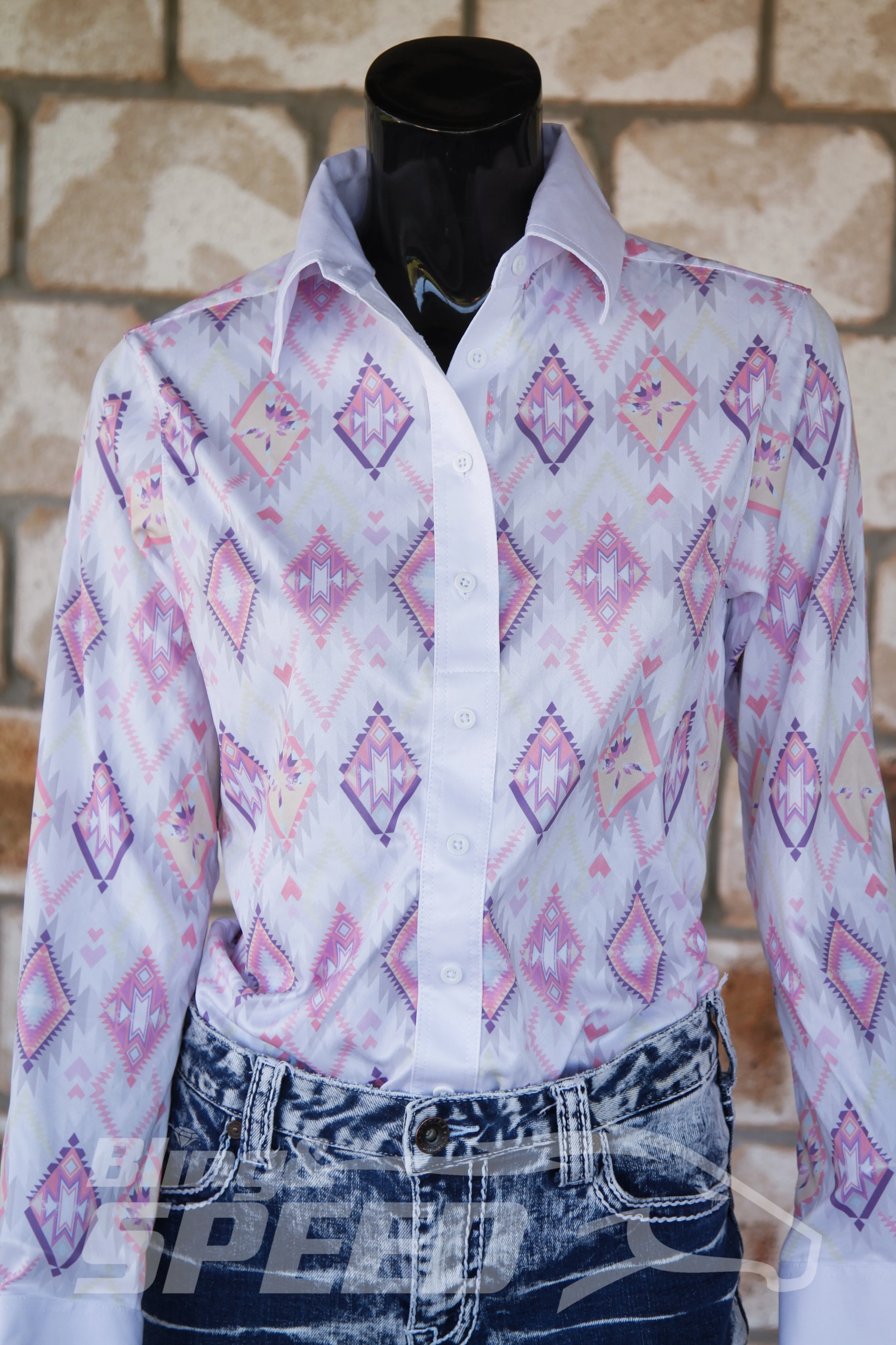 White Aztec Arena Shirt