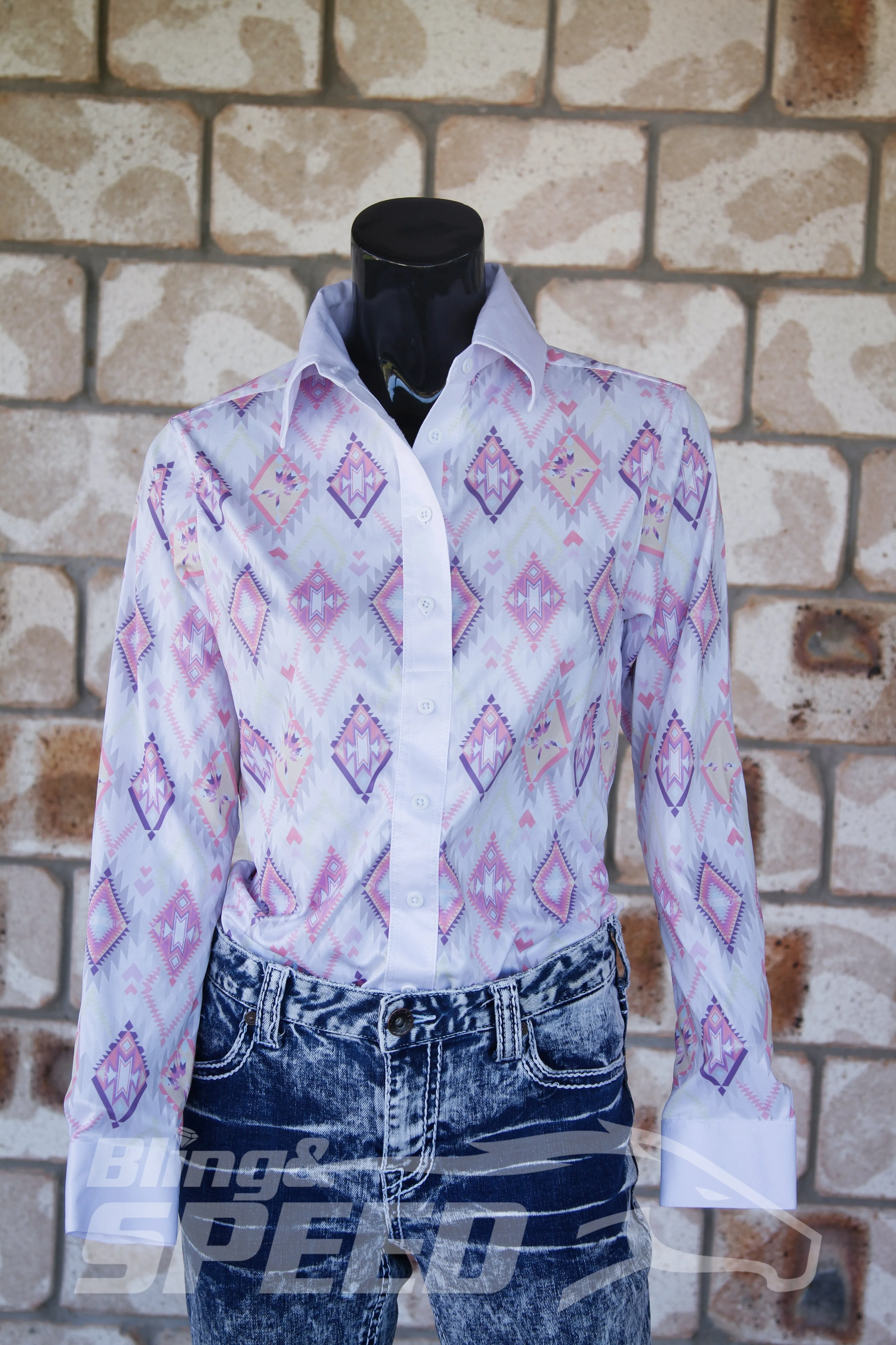 White Aztec Arena Shirt