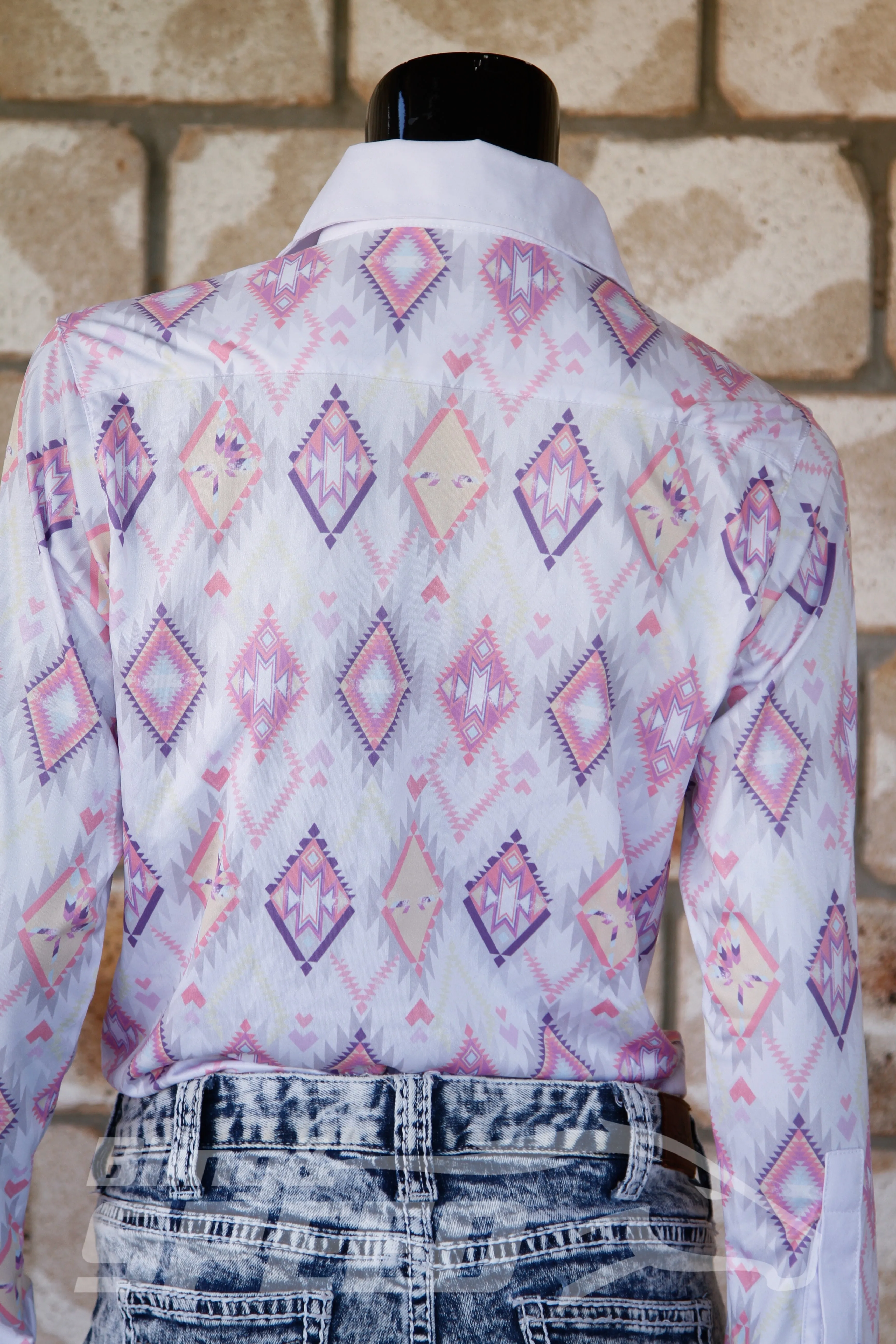 White Aztec Arena Shirt