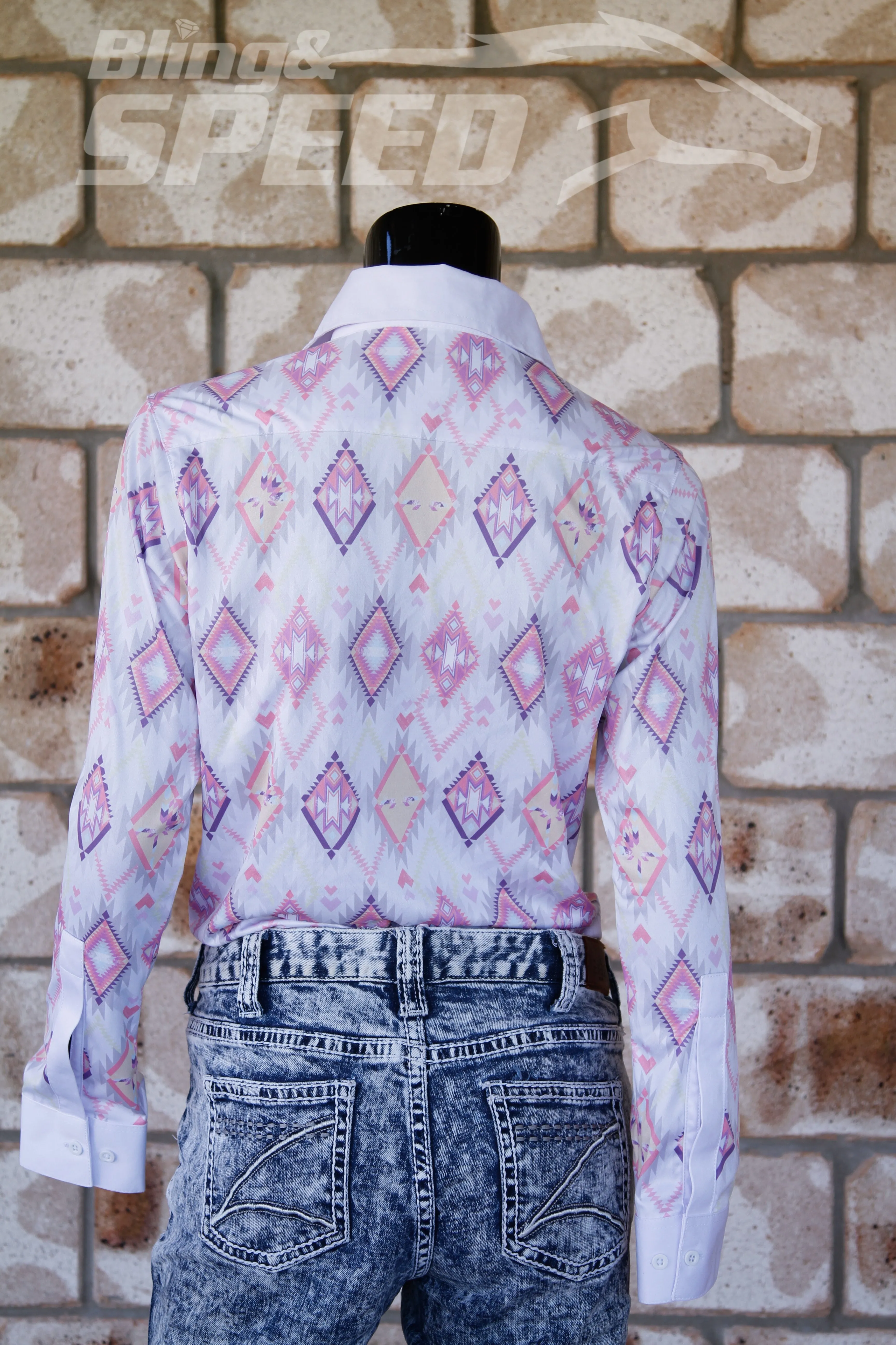 White Aztec Arena Shirt