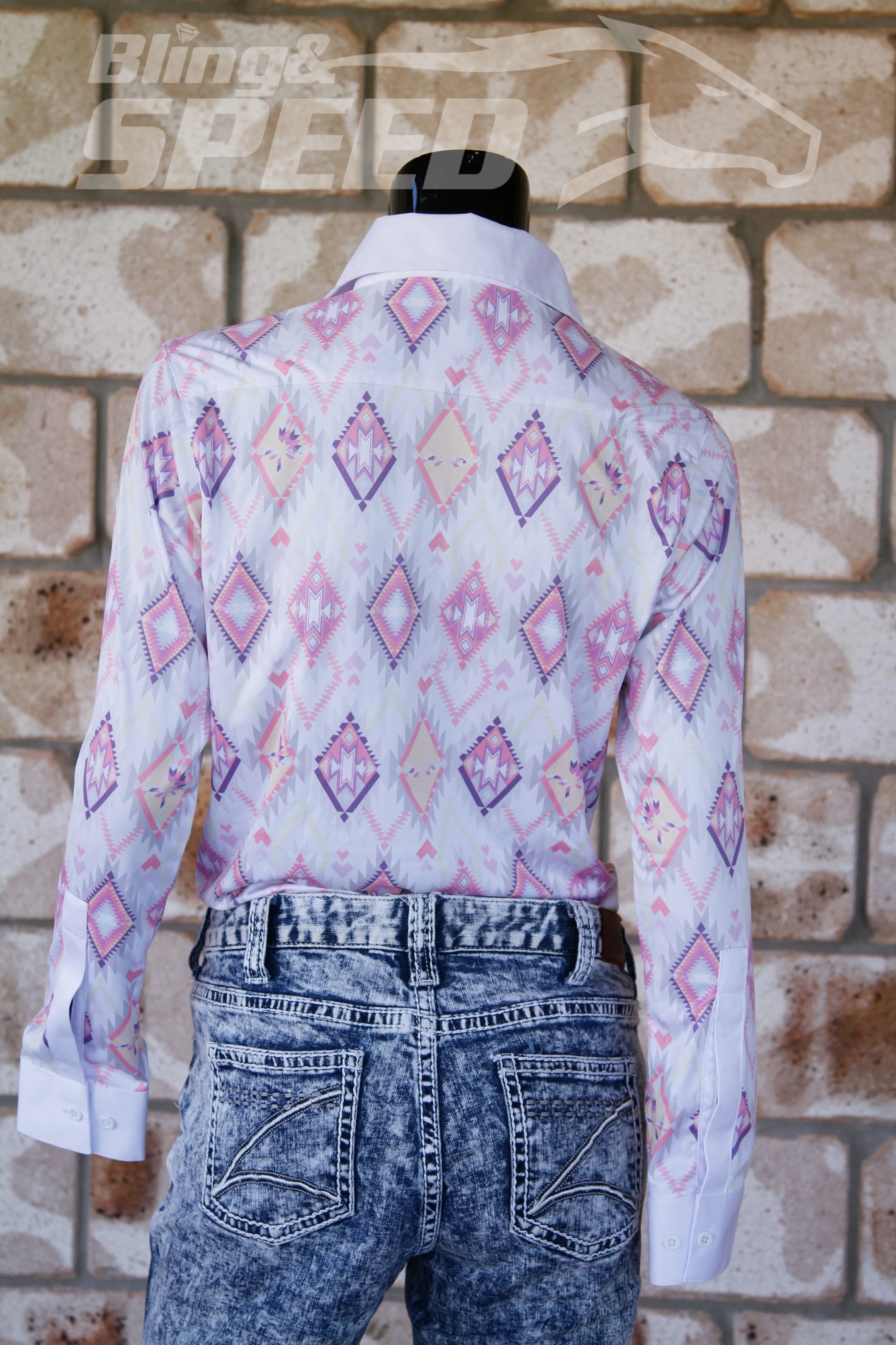 White Aztec Arena Shirt