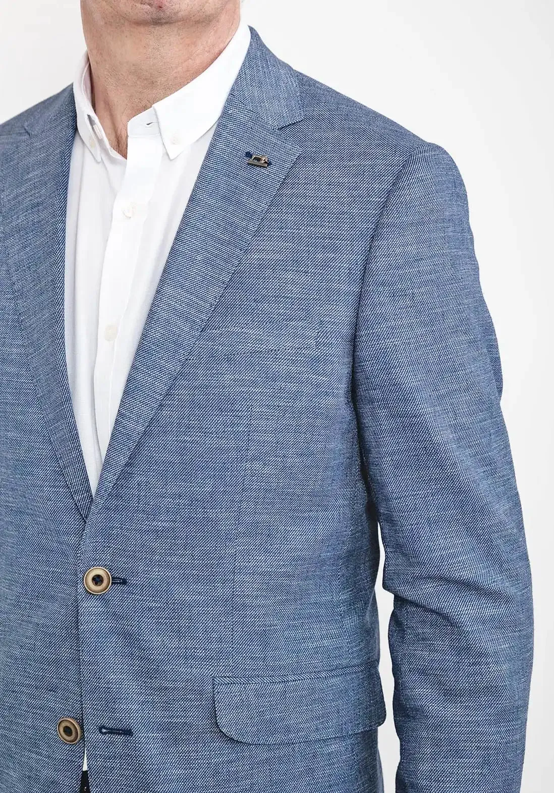 White Label Mens Jasper Sports Jacket Tapered Fit Blue