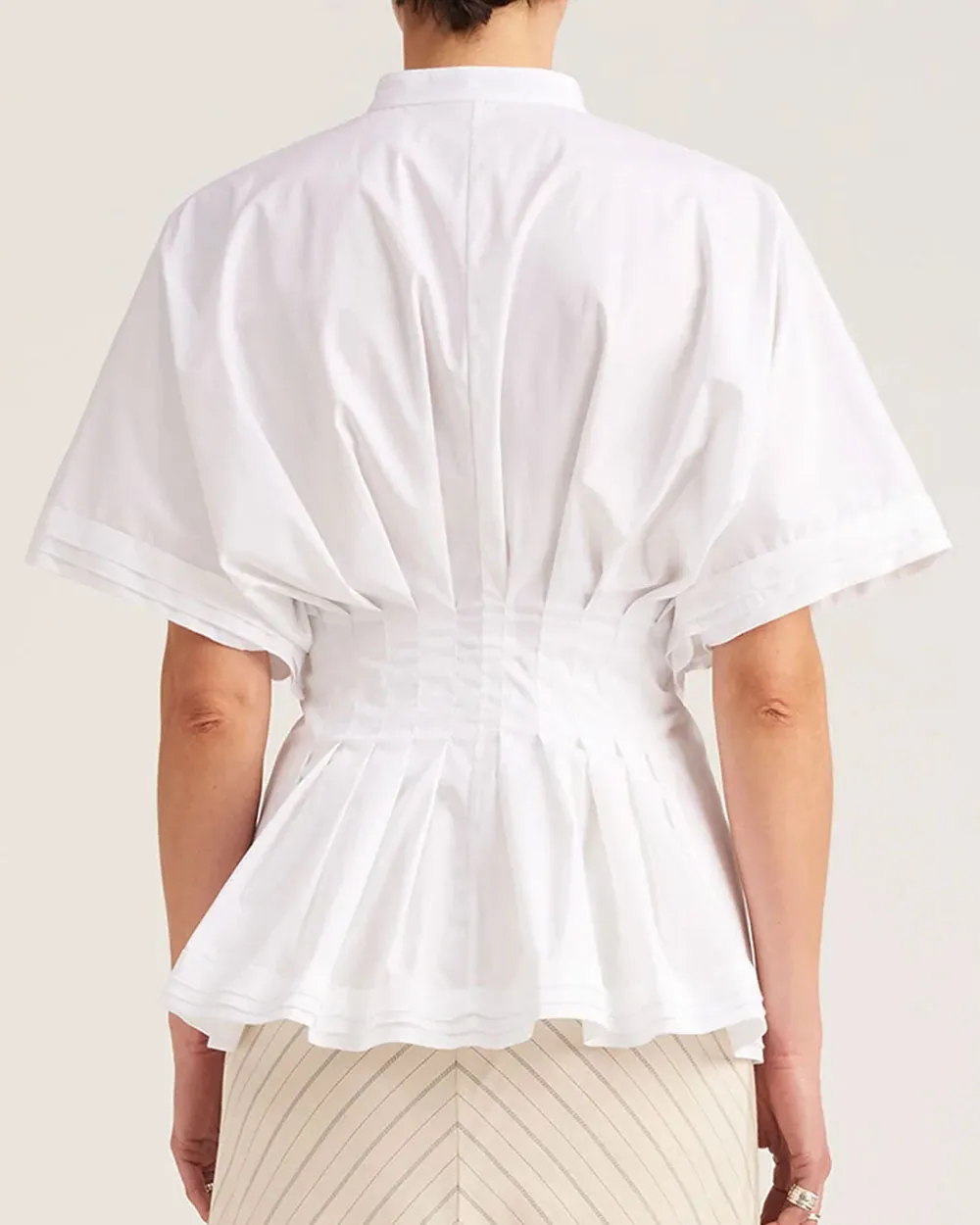 White Poplin Courageous Shirt