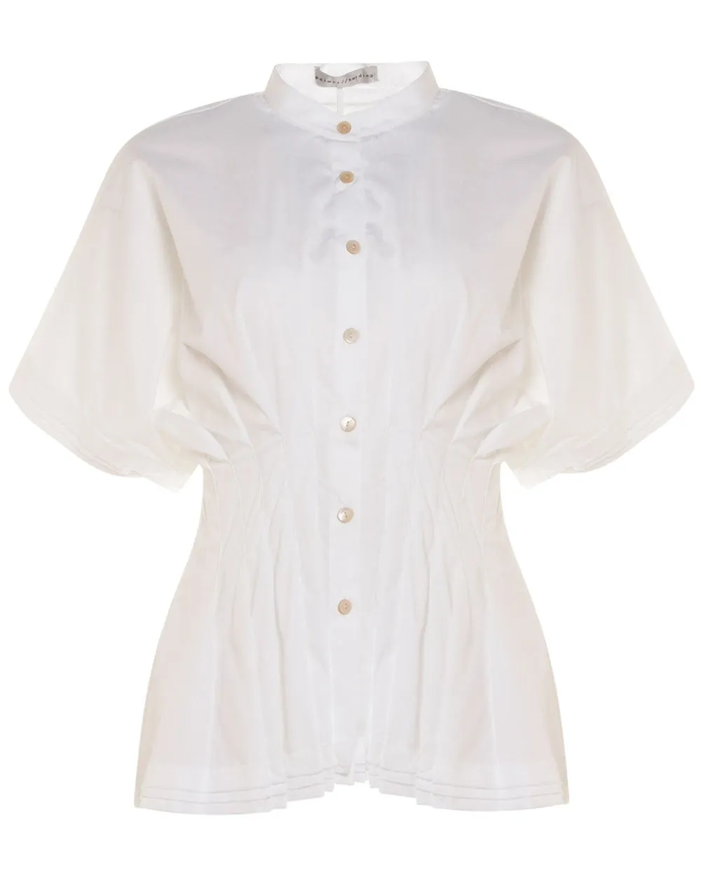 White Poplin Courageous Shirt