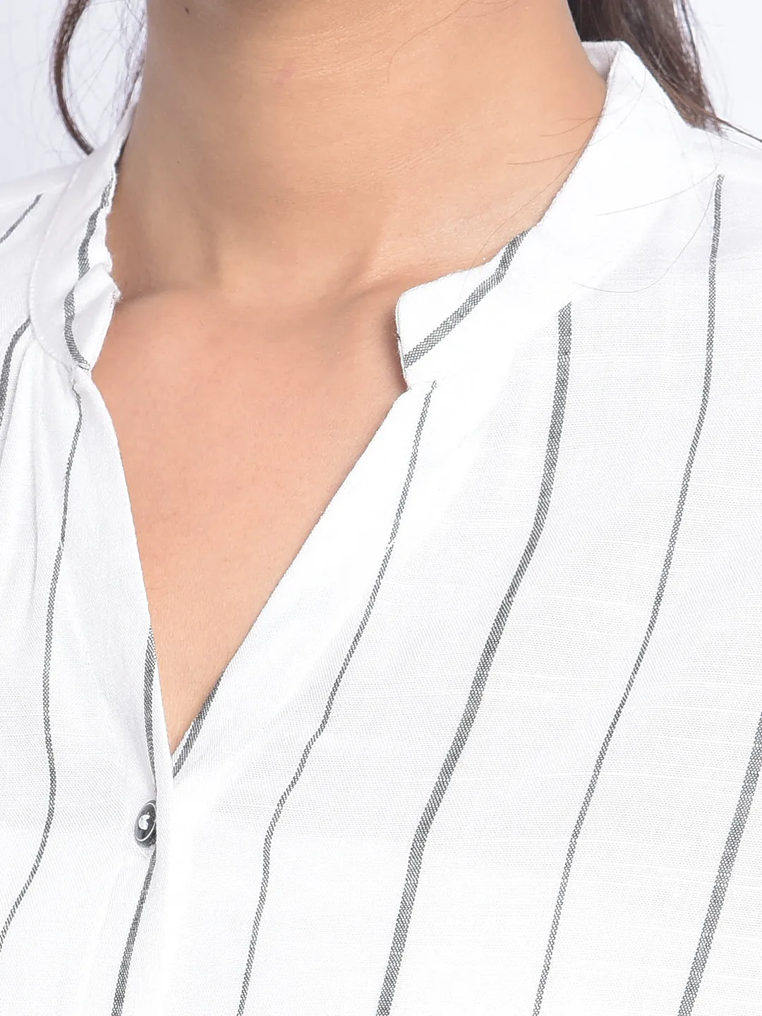 White Striped Shirts