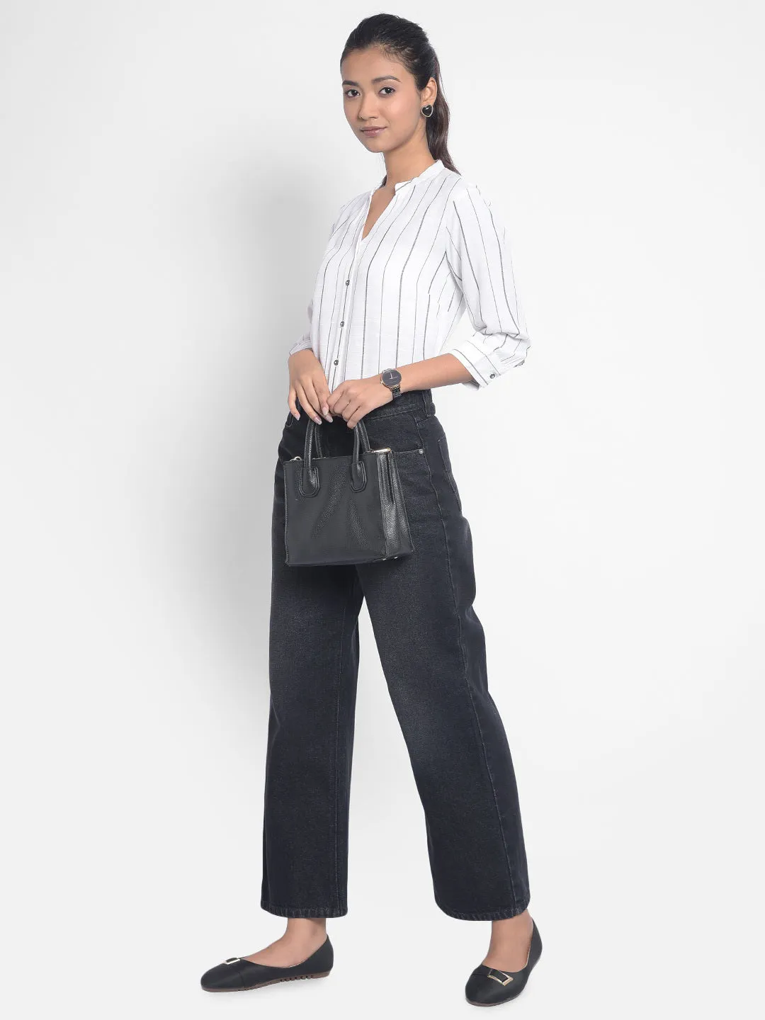 White Striped Shirts