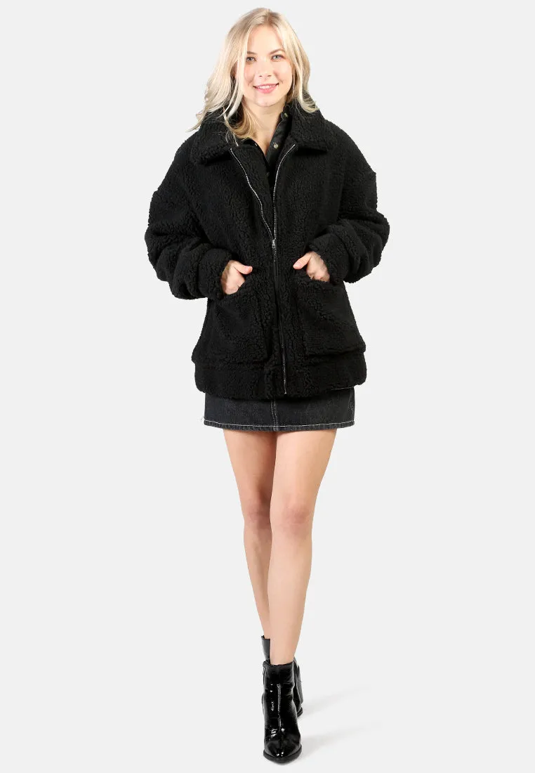 winter teddy jacket